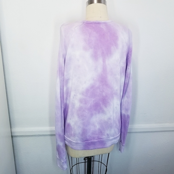 NEW Sundry | Purple Tie‎ Dye Sweatshirt size 1 - Picture 4 of 10